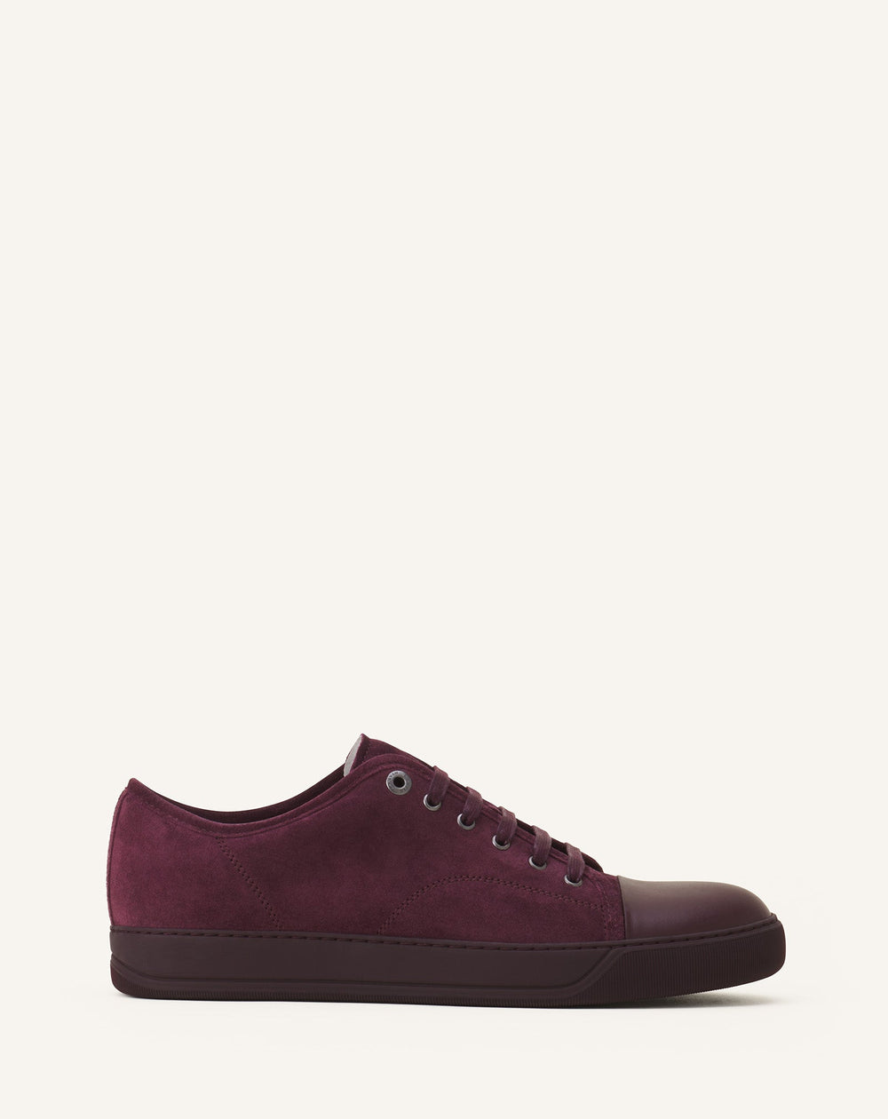 Brown Dbb1 Leather And Suede Sneakers | Lanvin Men