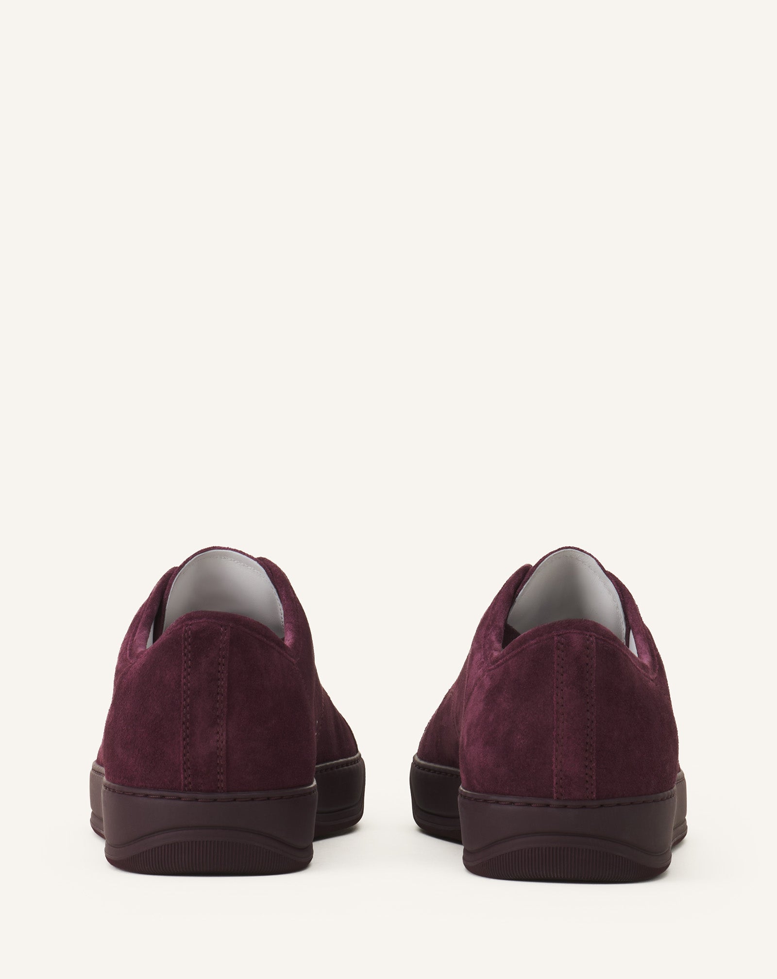 Brown Dbb1 Leather And Suede Sneakers | Lanvin Men
