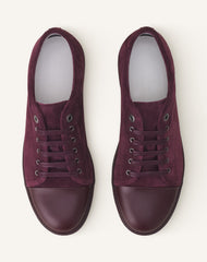 Brown Dbb1 Leather And Suede Sneakers | Lanvin Men