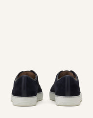 Blue Dbb1 Sneakers In Suede And Patent Leather | Lanvin Men