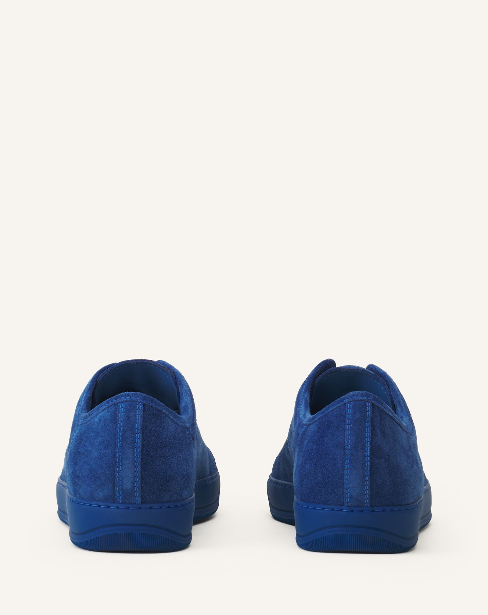 Blue Dbb1 Sneakers In Suede And Patent Leather | Lanvin Men