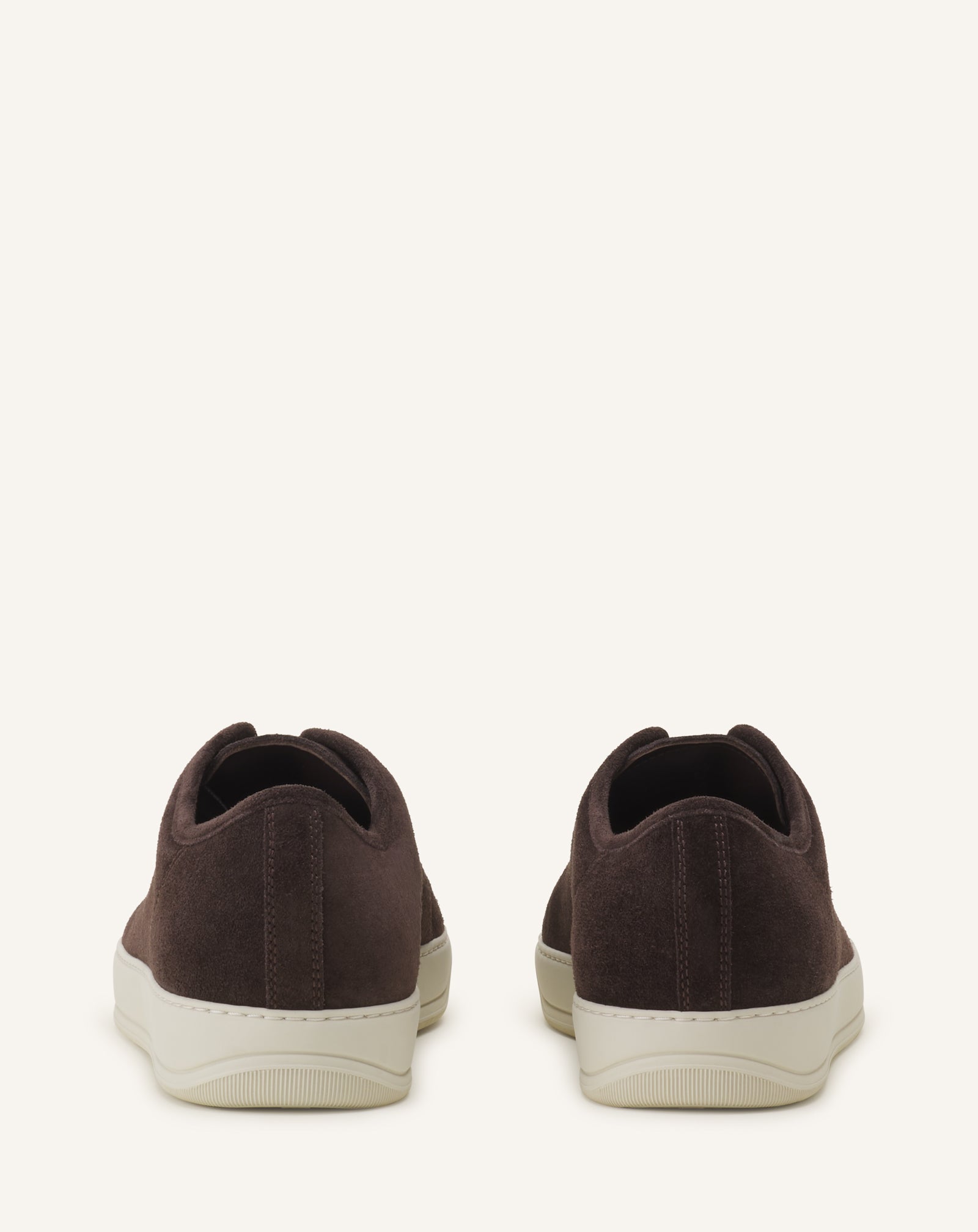 Brown Dbb1 Sneakers In Suede And Patent Leather | Lanvin Men