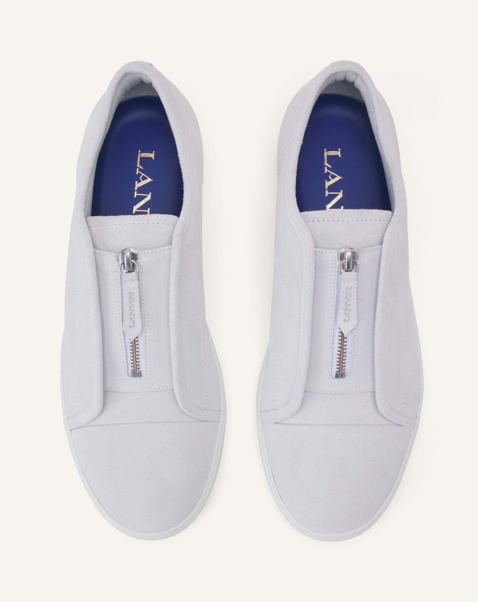 Sneakers Dbb1 Zip En Suede White | Lanvin Men