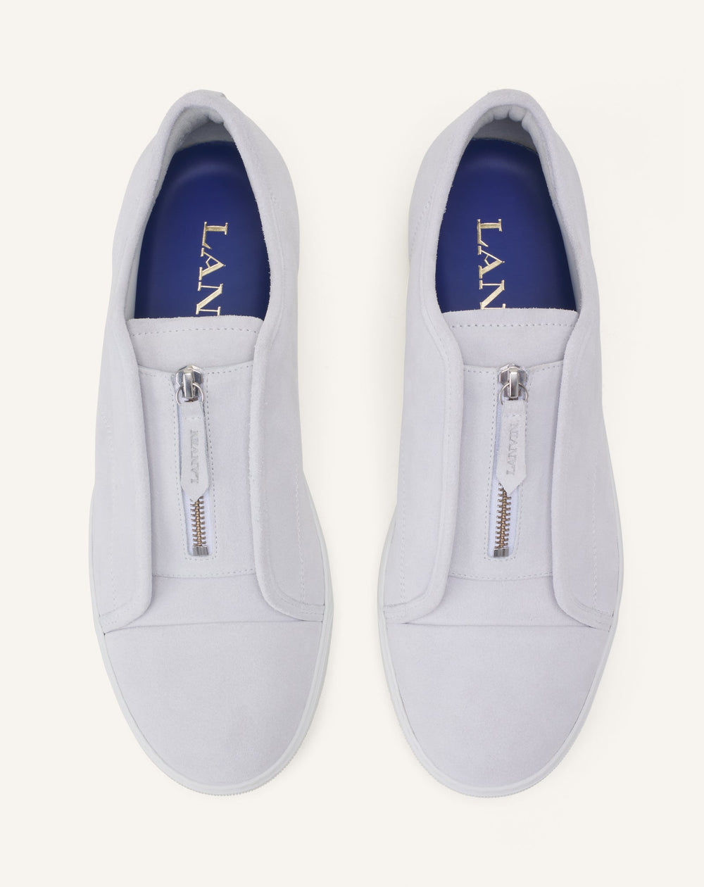 Sneakers Dbb1 Zip En Suede White | Lanvin Men