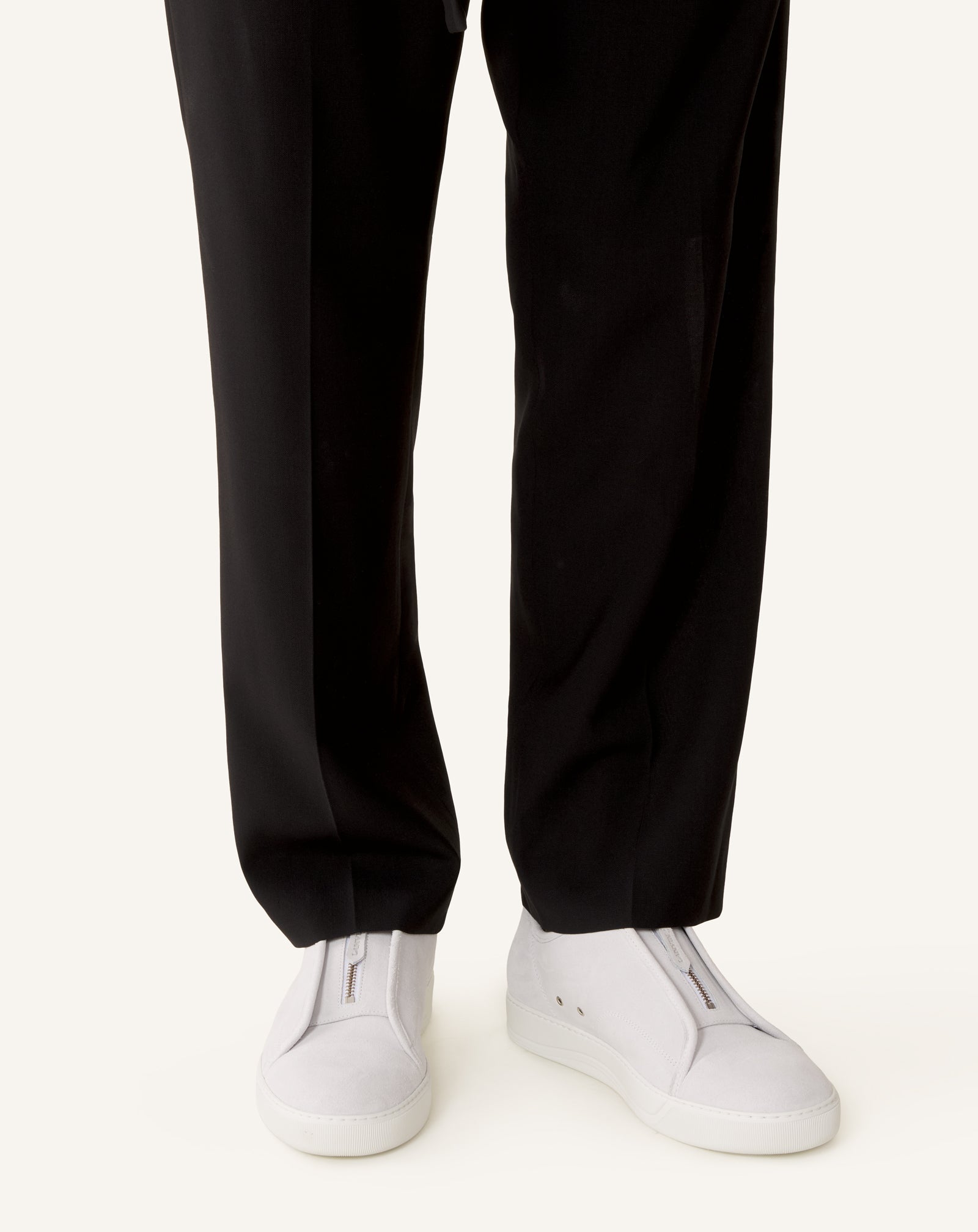 Sneakers Dbb1 Zip En Suede White | Lanvin Men