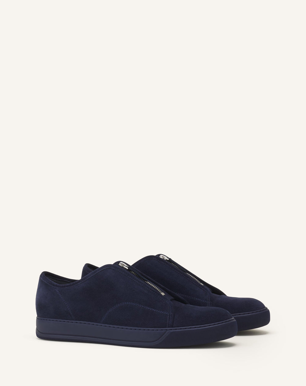 Sneakers Dbb1 Zip En Suede Blue | Lanvin Men