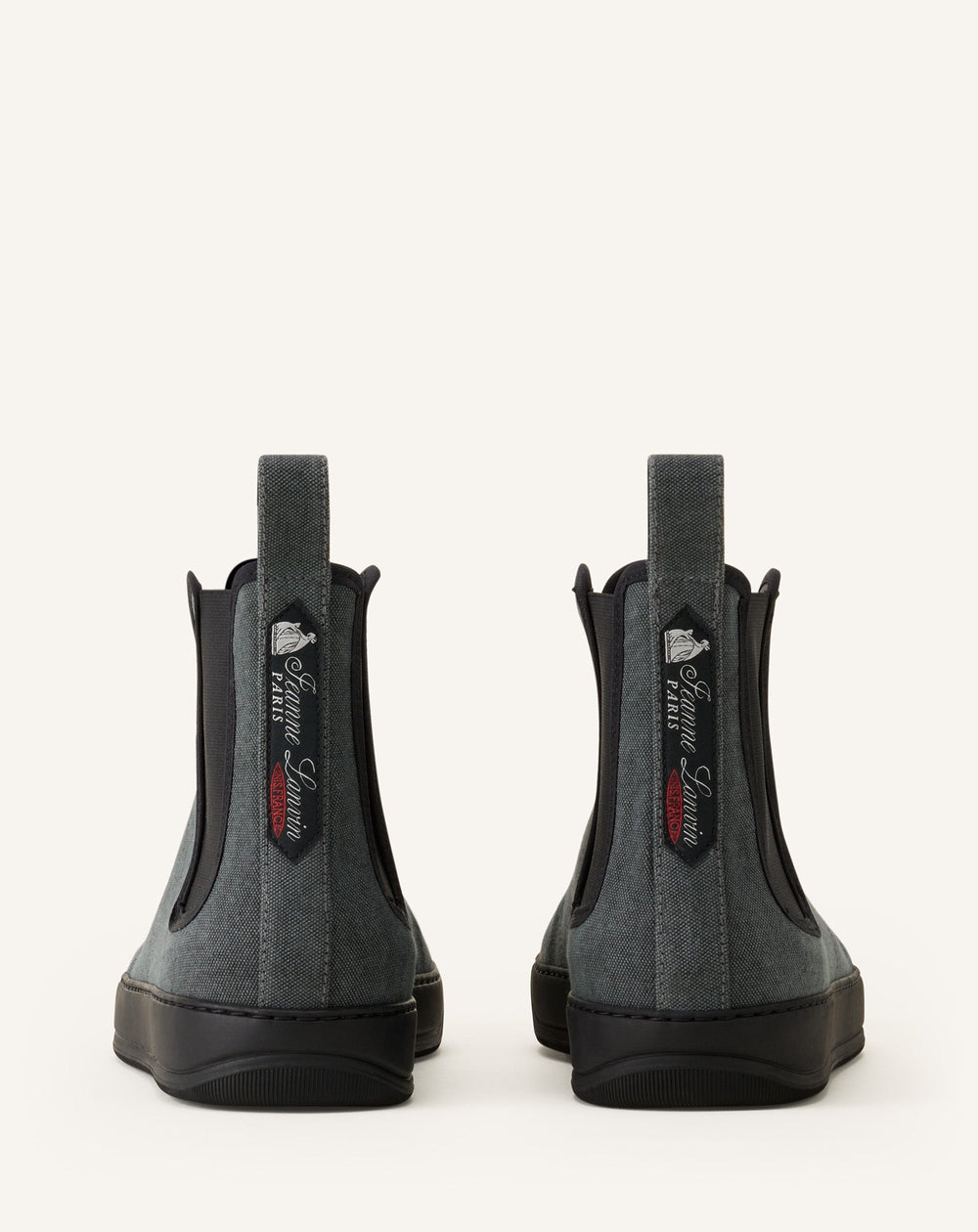 Dbb1 High Top Sneakers En Canvas Black | Lanvin Men