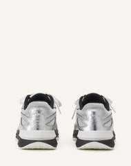 Sneakers Jla En Cuir Metallise Froisses Silver | Lanvin Women