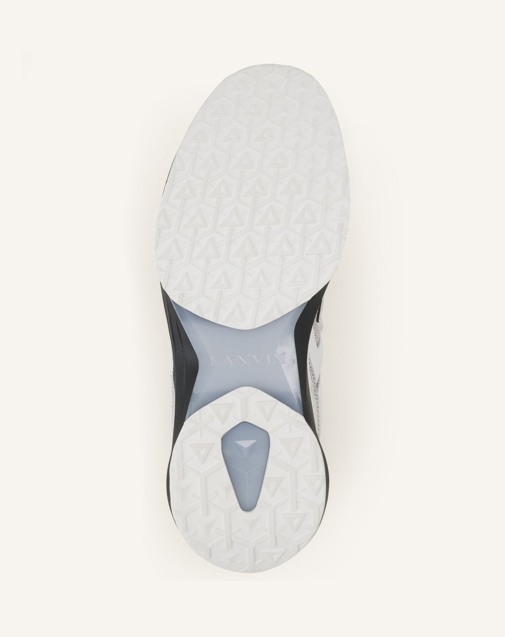 Sneakers Jla En Cuir Metallise Froisses Silver | Lanvin Women