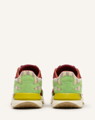 Sneakers Jla En Mesh Et Cuir Métallisé Red | Lanvin Women