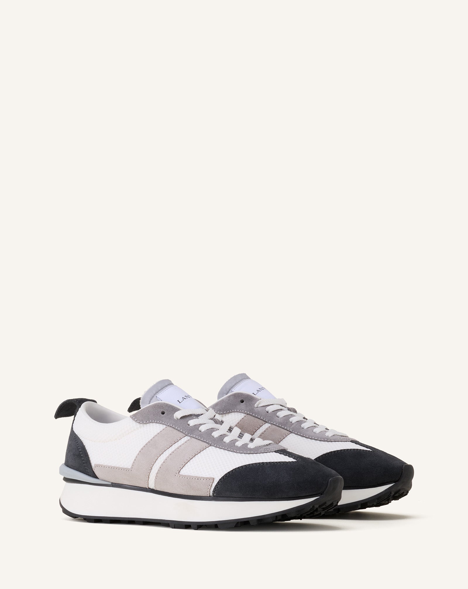 Black Bumpr Mesh Sneakers | Lanvin Women