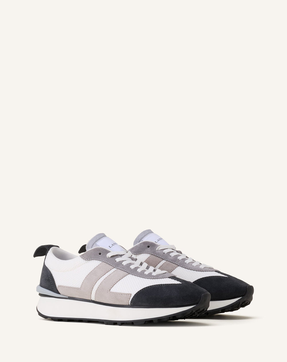 Black Bumpr Mesh Sneakers | Lanvin Women