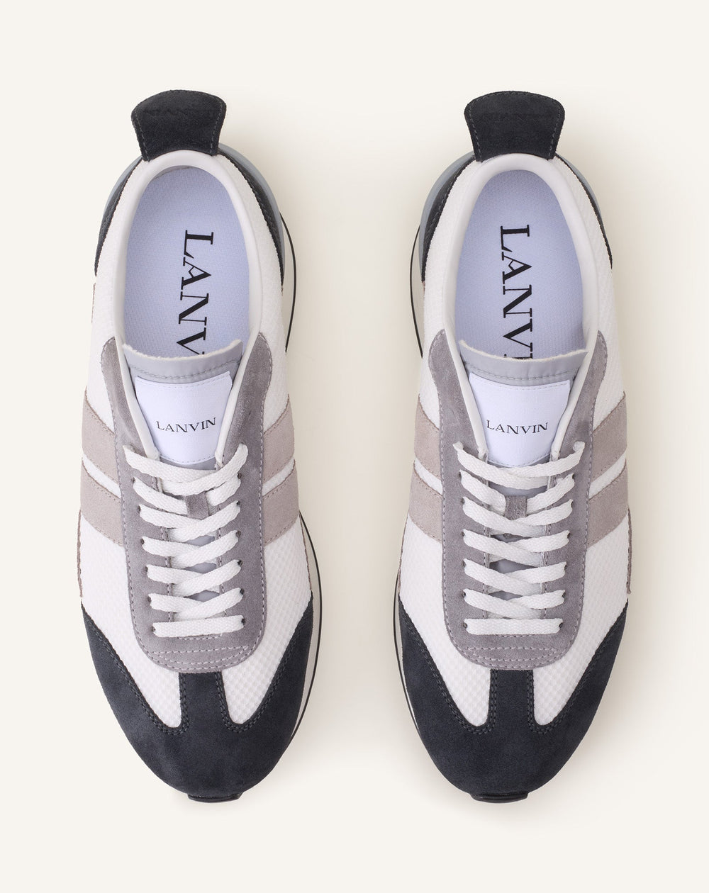 Black Bumpr Mesh Sneakers | Lanvin Women
