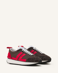 Brown Bumpr Mesh Sneakers | Lanvin Women