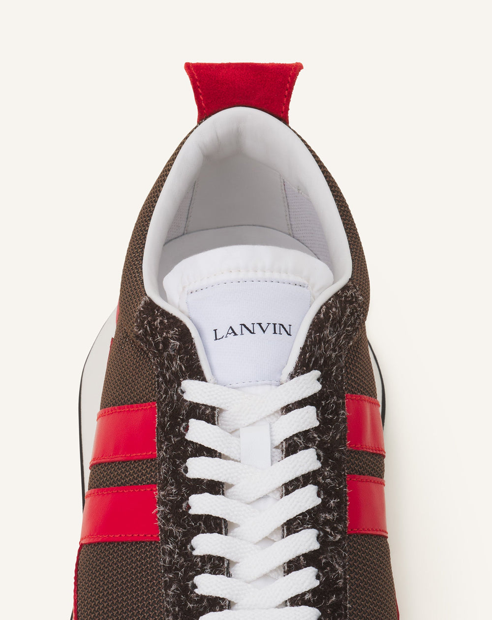 Brown Bumpr Mesh Sneakers | Lanvin Women