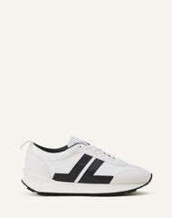 White Bumpr Nylon Sneakers | Lanvin Women