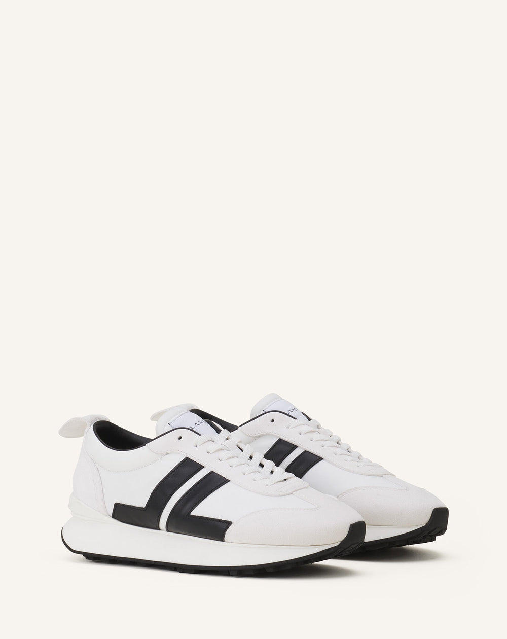White Bumpr Nylon Sneakers | Lanvin Women