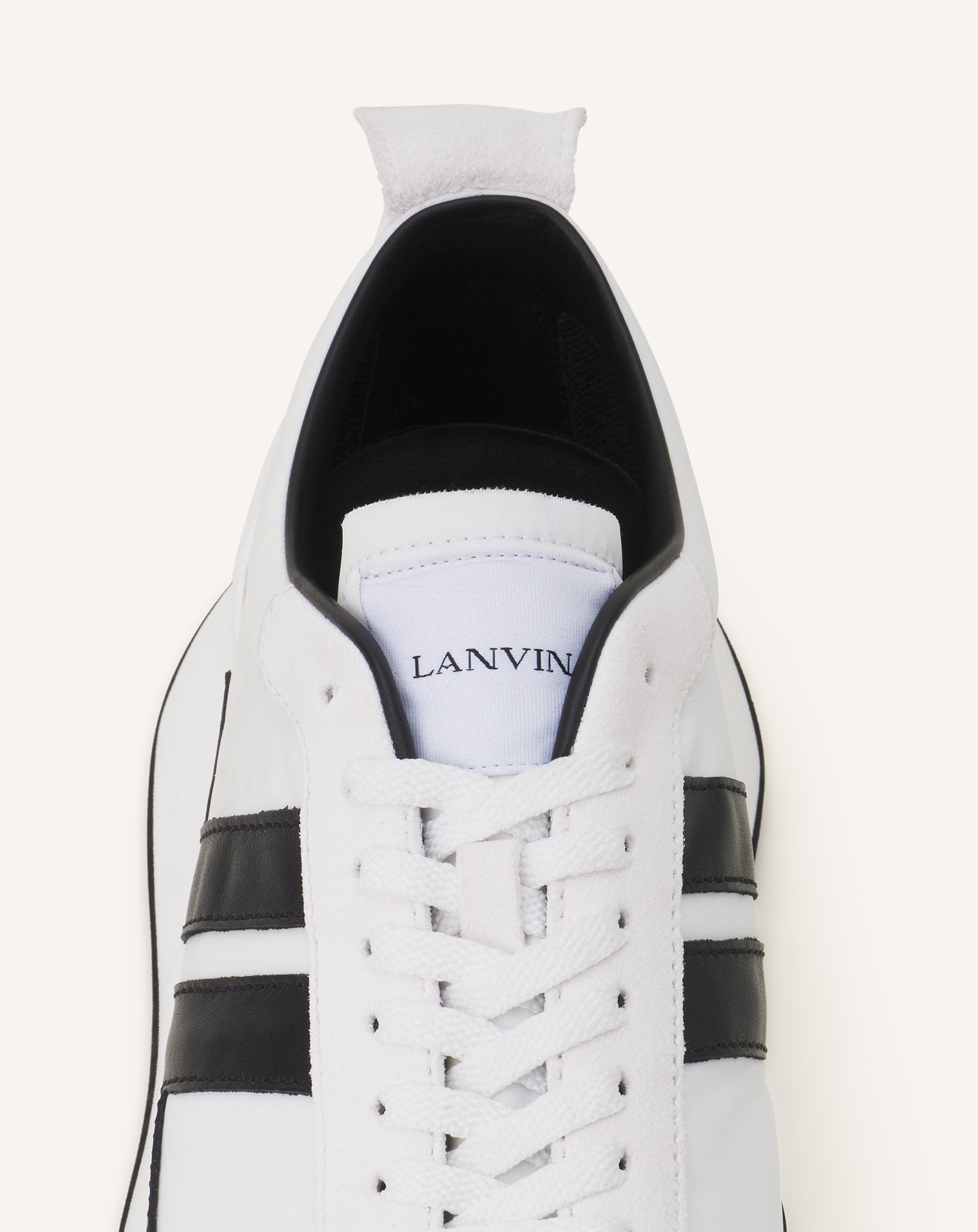 White Bumpr Nylon Sneakers | Lanvin Women
