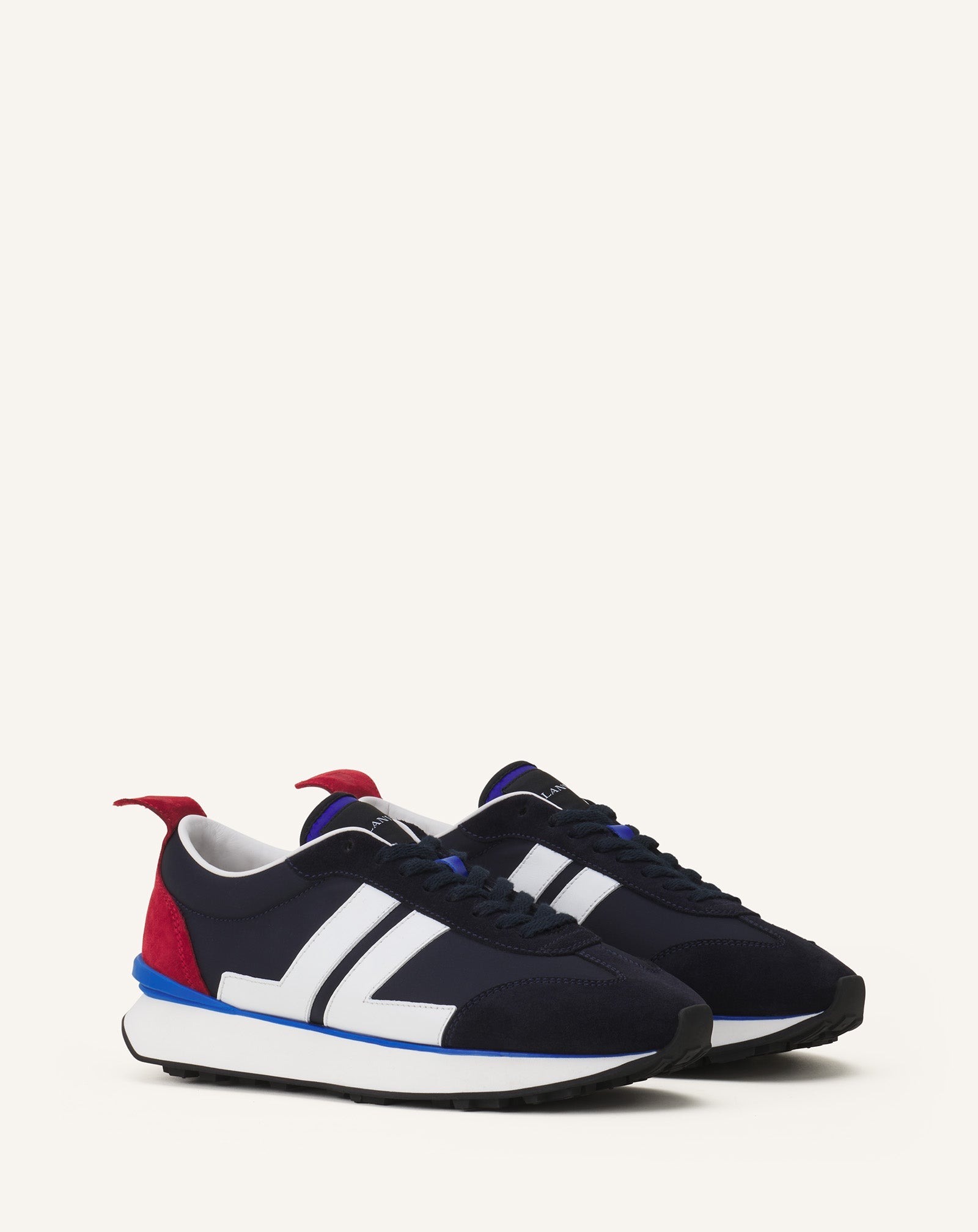 White Bumpr Nylon Sneakers | Lanvin Women
