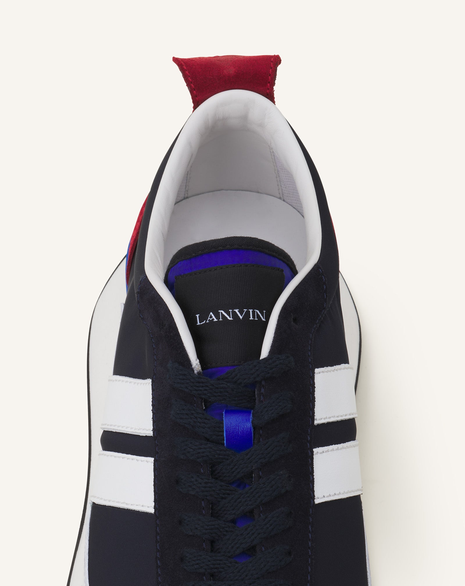 White Bumpr Nylon Sneakers | Lanvin Women