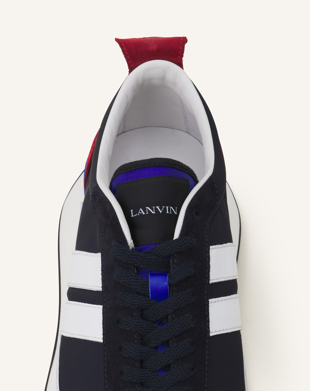 White Bumpr Nylon Sneakers | Lanvin Women
