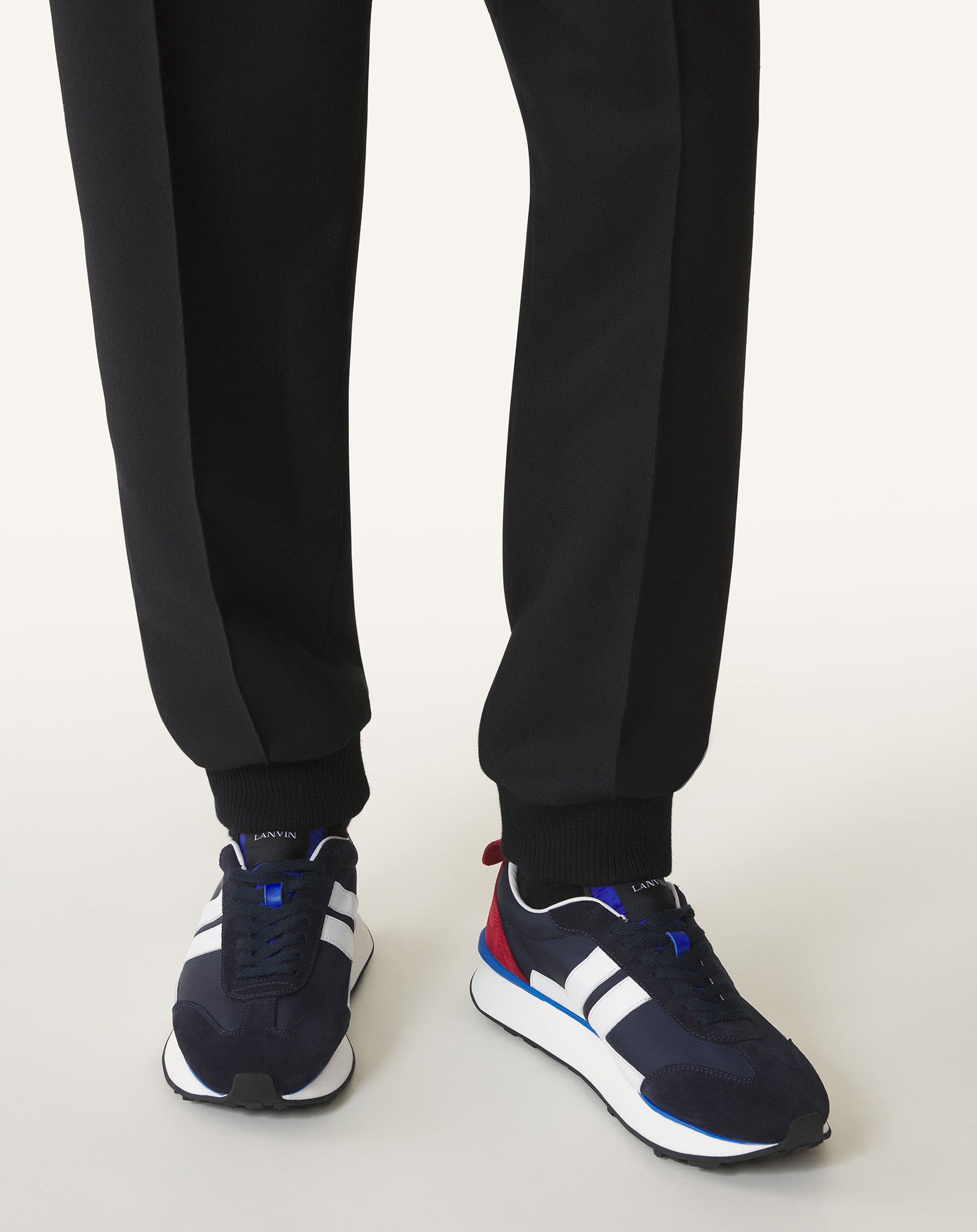 White Bumpr Nylon Sneakers | Lanvin Women