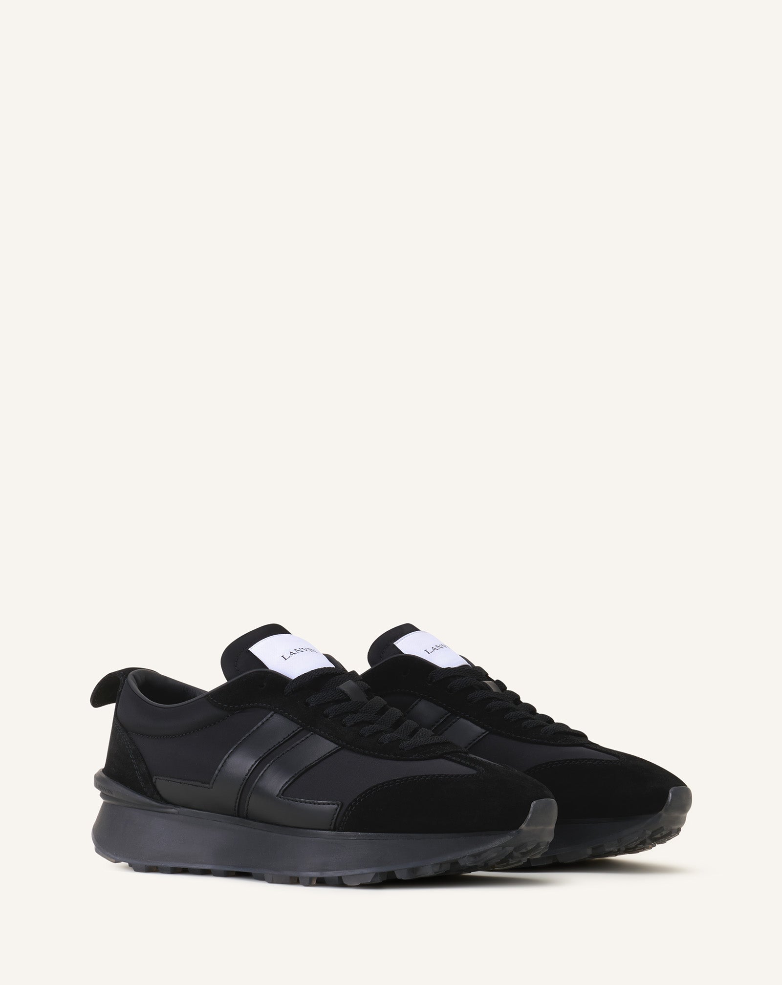 Black Bumpr Nylon Sneakers | Lanvin Women