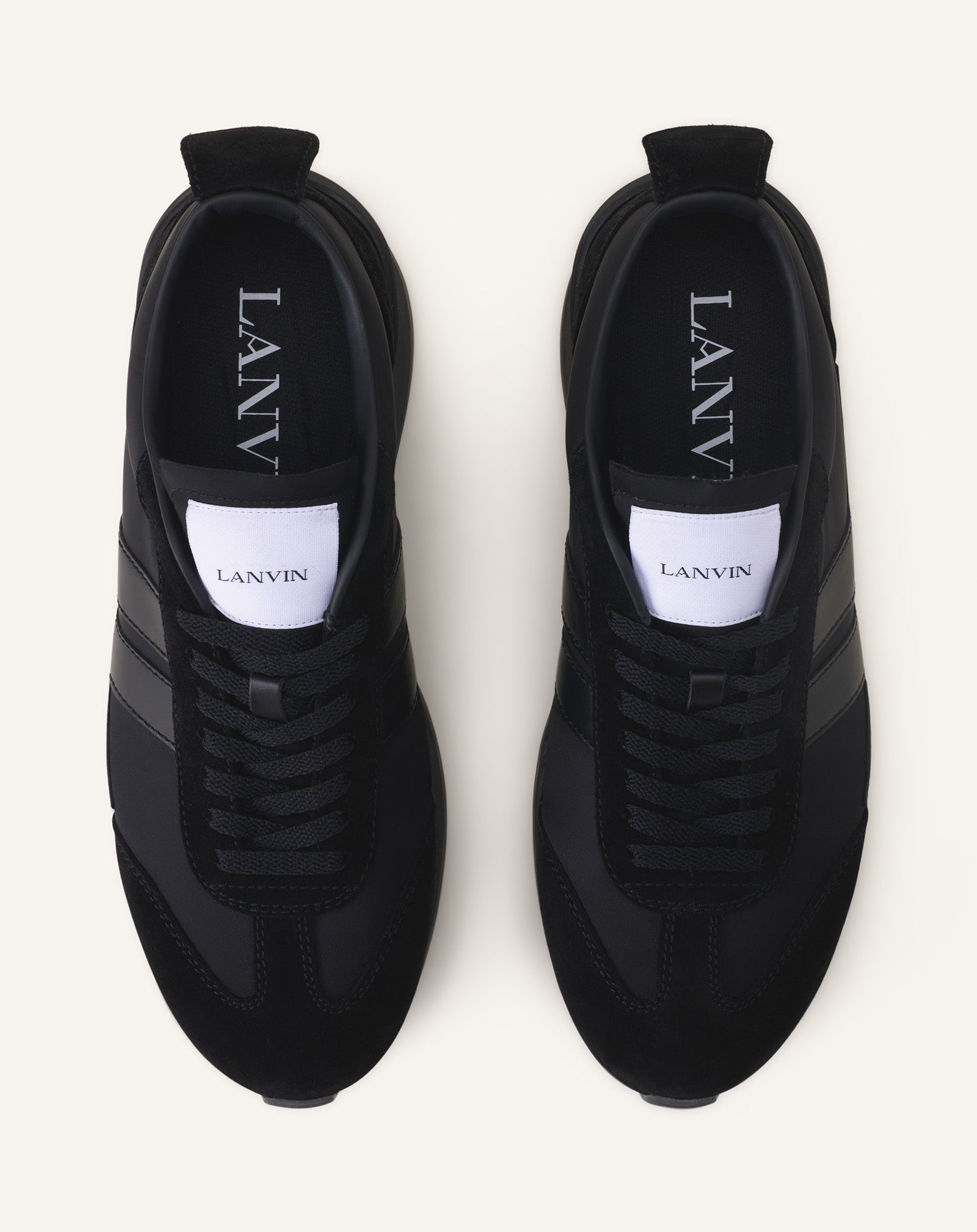 Black Bumpr Nylon Sneakers | Lanvin Women