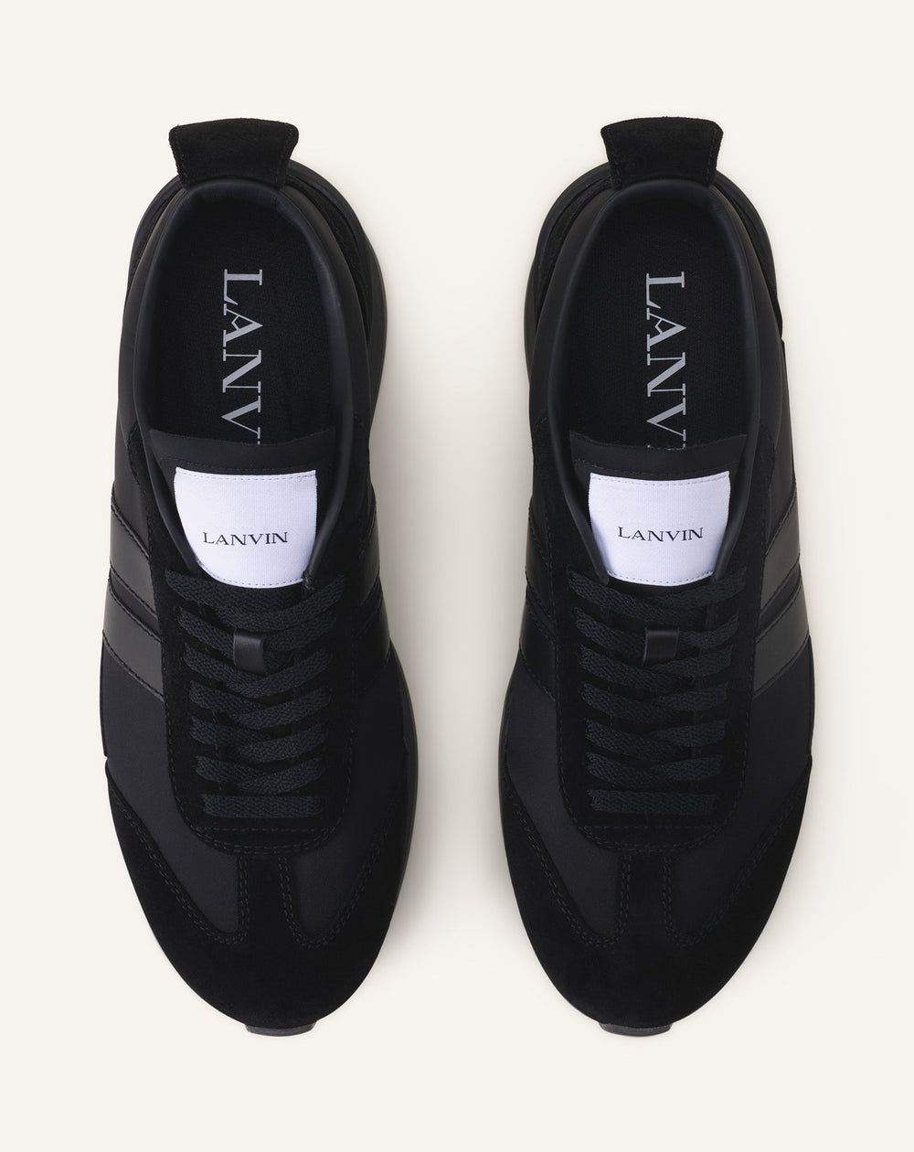 Black Bumpr Nylon Sneakers | Lanvin Women