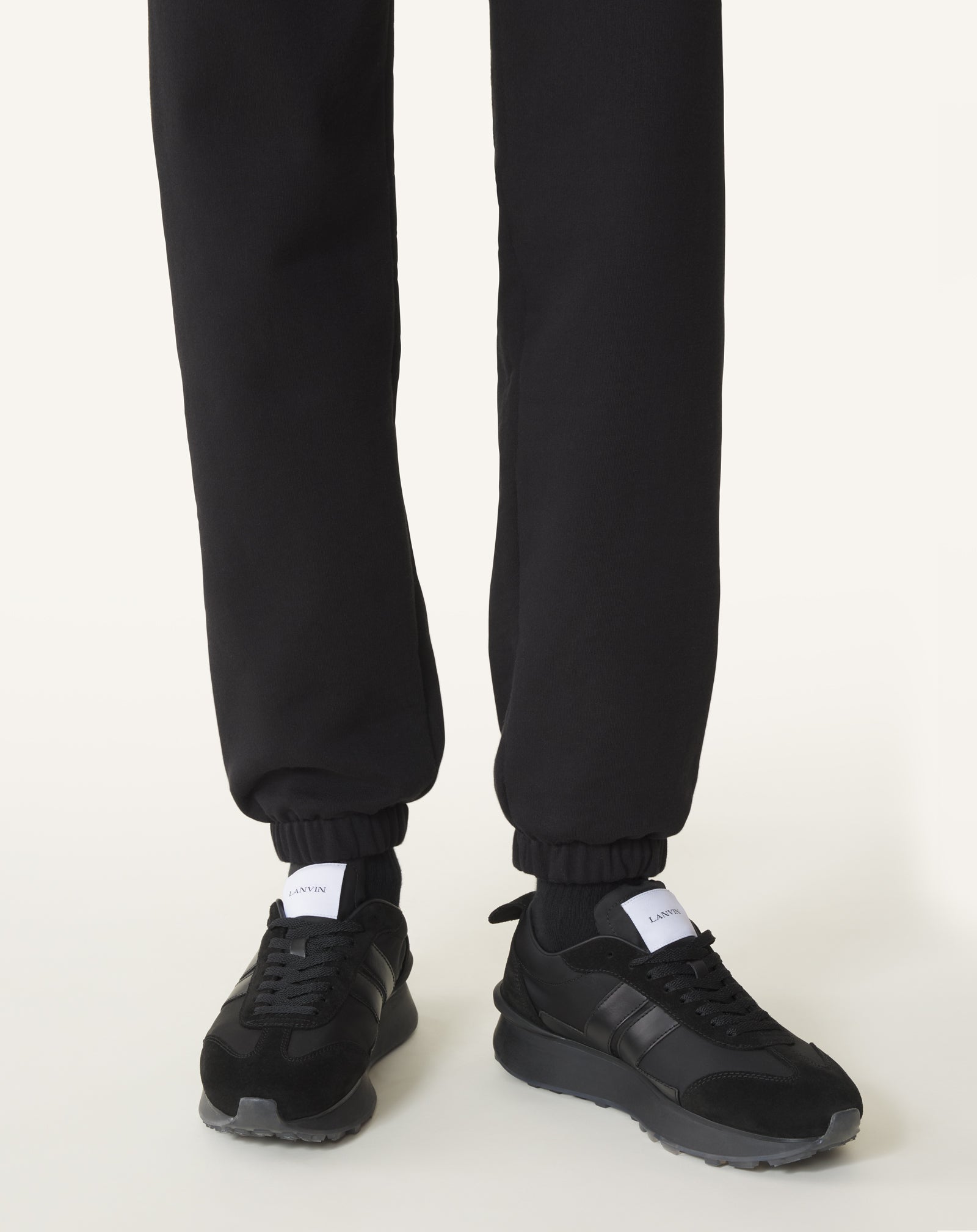 Black Bumpr Nylon Sneakers | Lanvin Women