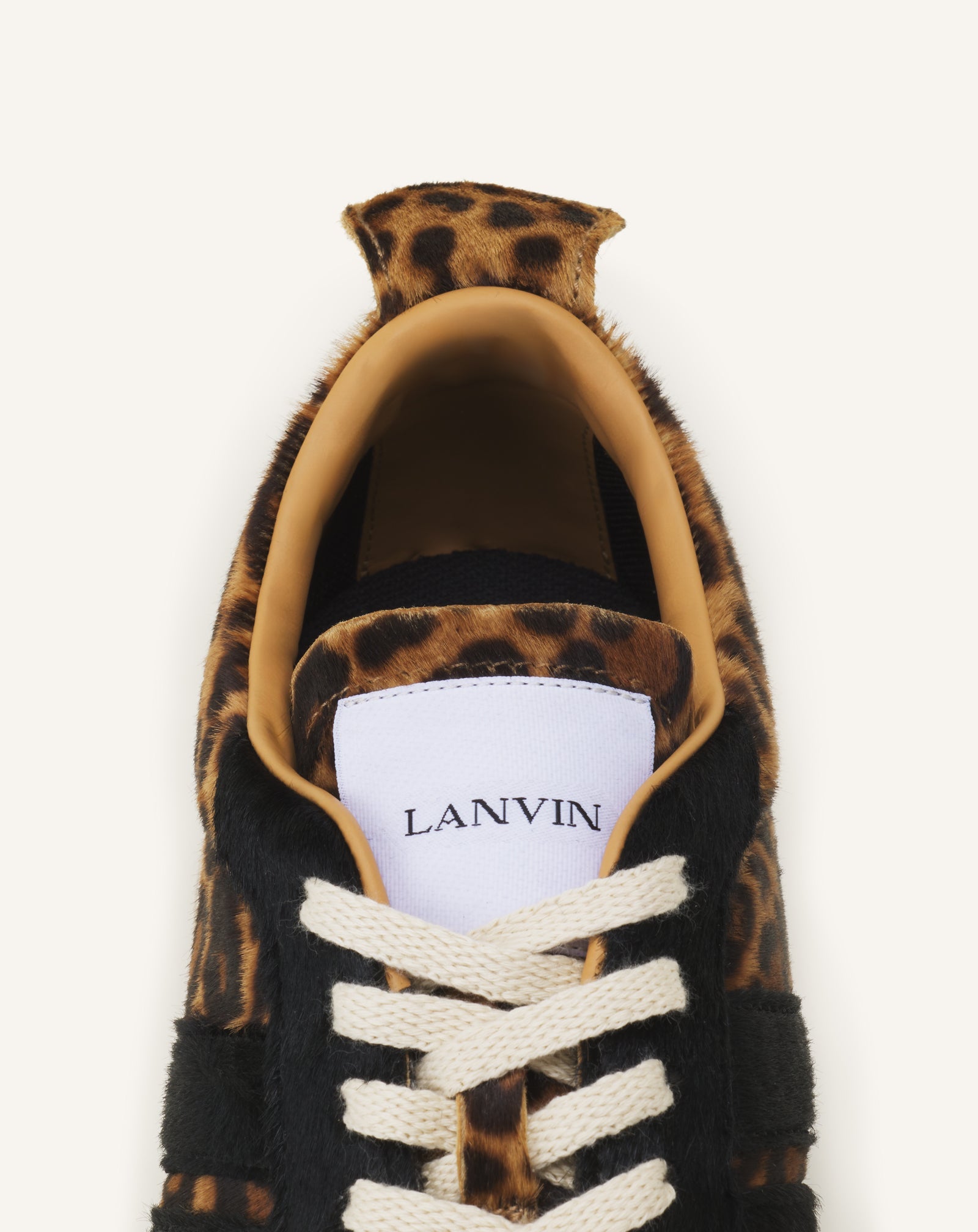 Bumpr Imprimée Leopard En Pony Beige | Lanvin Women