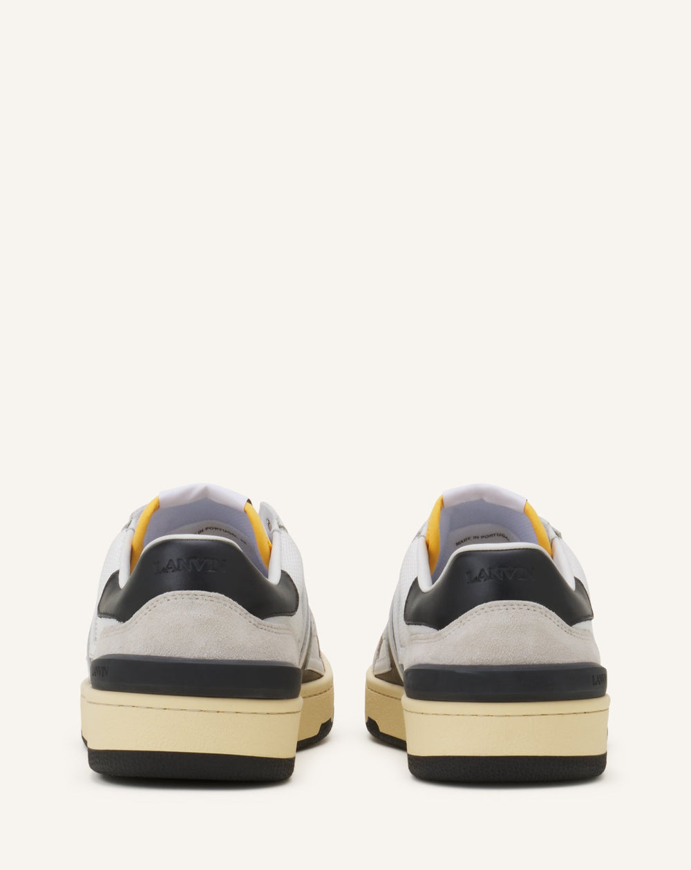 White Clay Mesh Sneakers | Lanvin Women