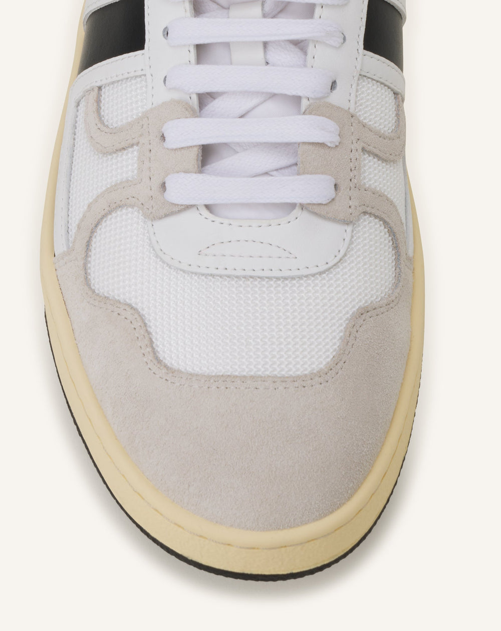 White Clay Mesh Sneakers | Lanvin Women
