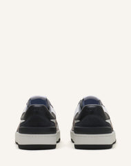 Sneakers Clay En Cuir Perforé Et Suède Black | Lanvin Women