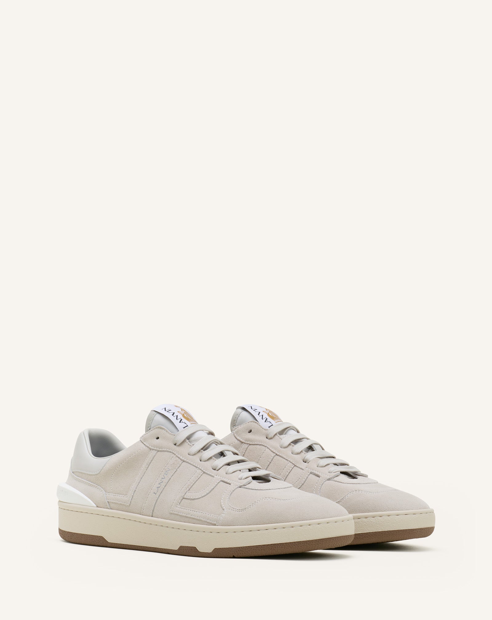 White Clay Mesh Sneakers | Lanvin Women