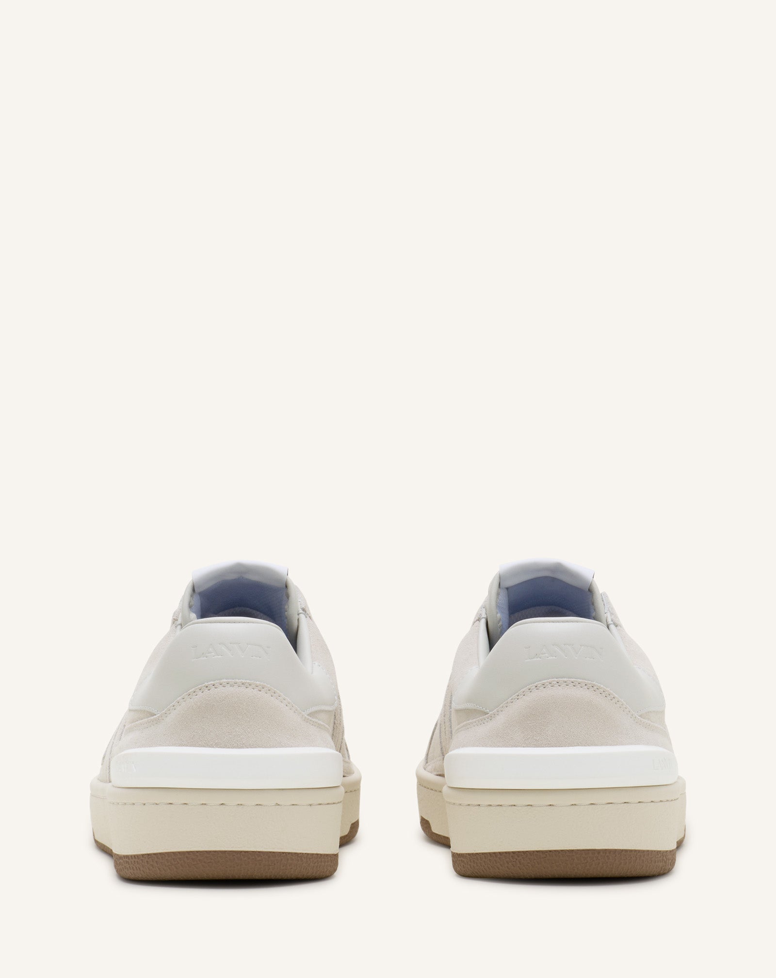 White Clay Mesh Sneakers | Lanvin Women