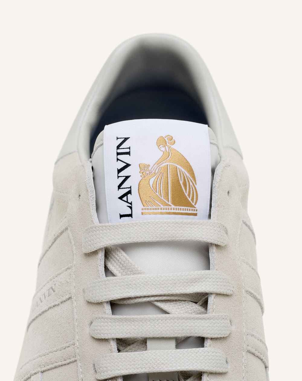 White Clay Mesh Sneakers | Lanvin Women