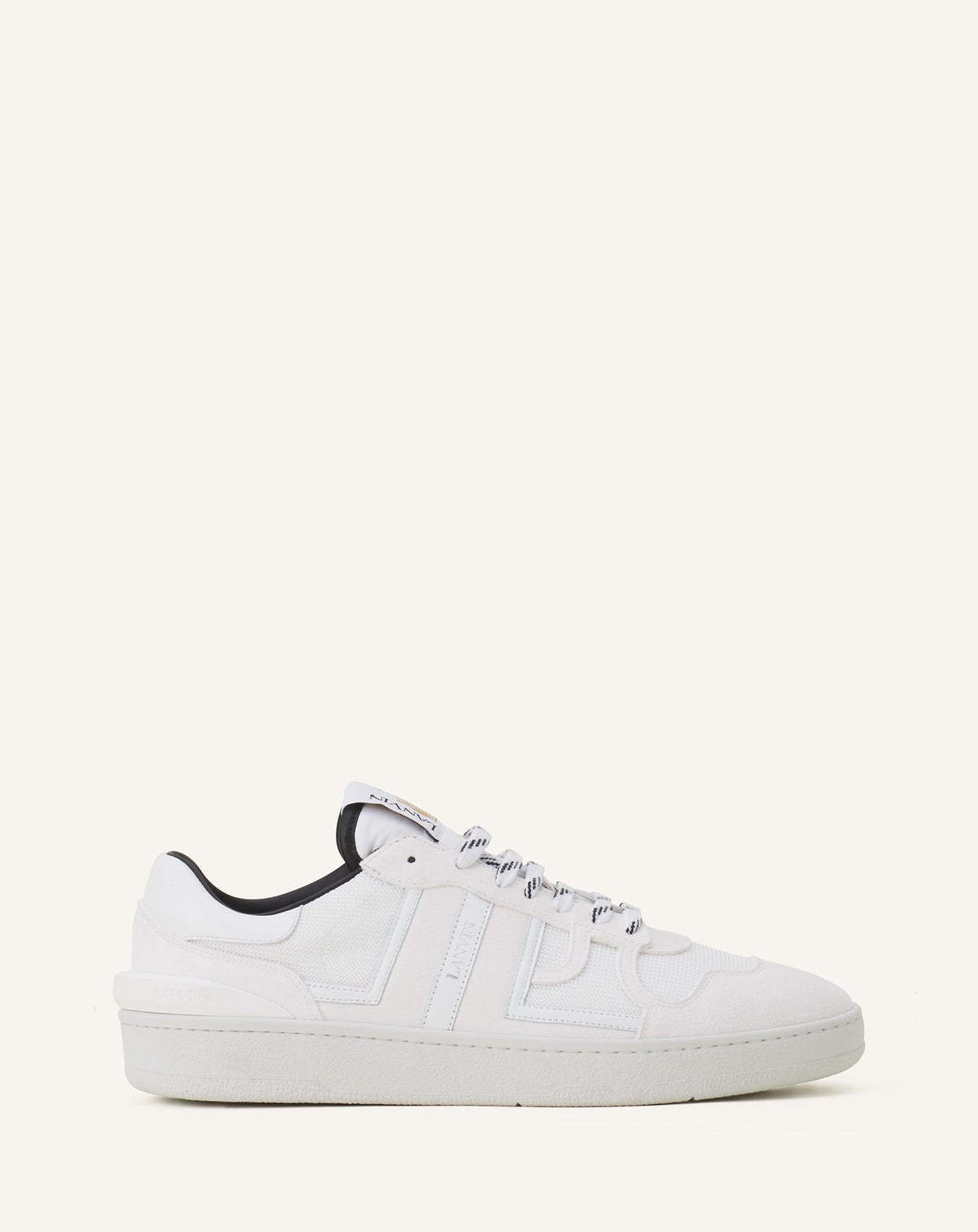 White Clay Mesh Sneakers | Lanvin Women