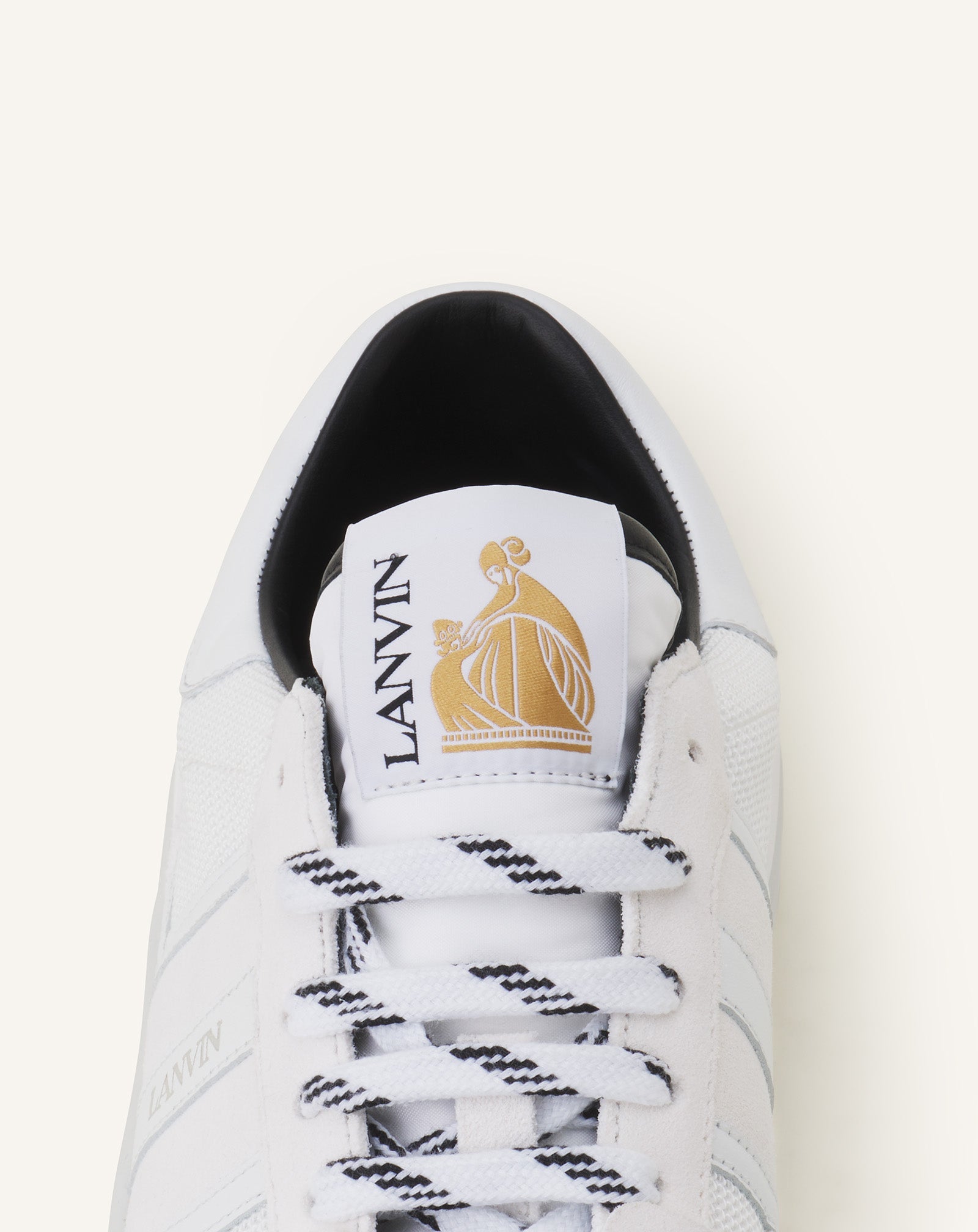 White Clay Mesh Sneakers | Lanvin Women