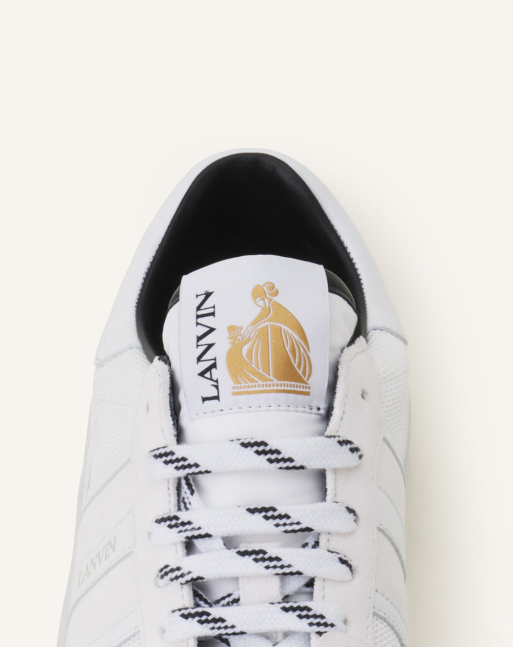 White Clay Mesh Sneakers | Lanvin Women