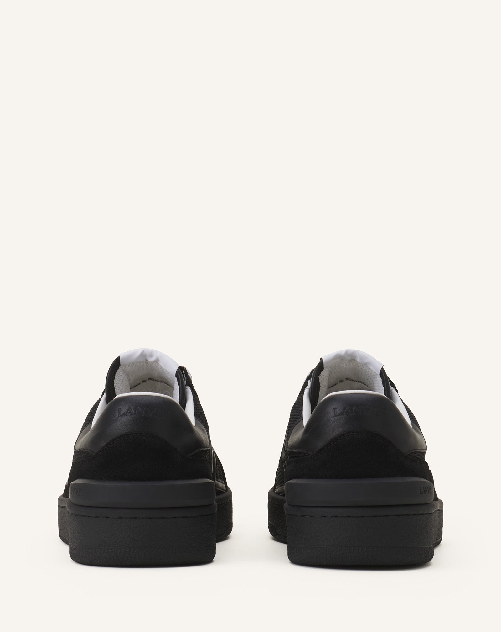 Black Clay Mesh Sneakers | Lanvin Women