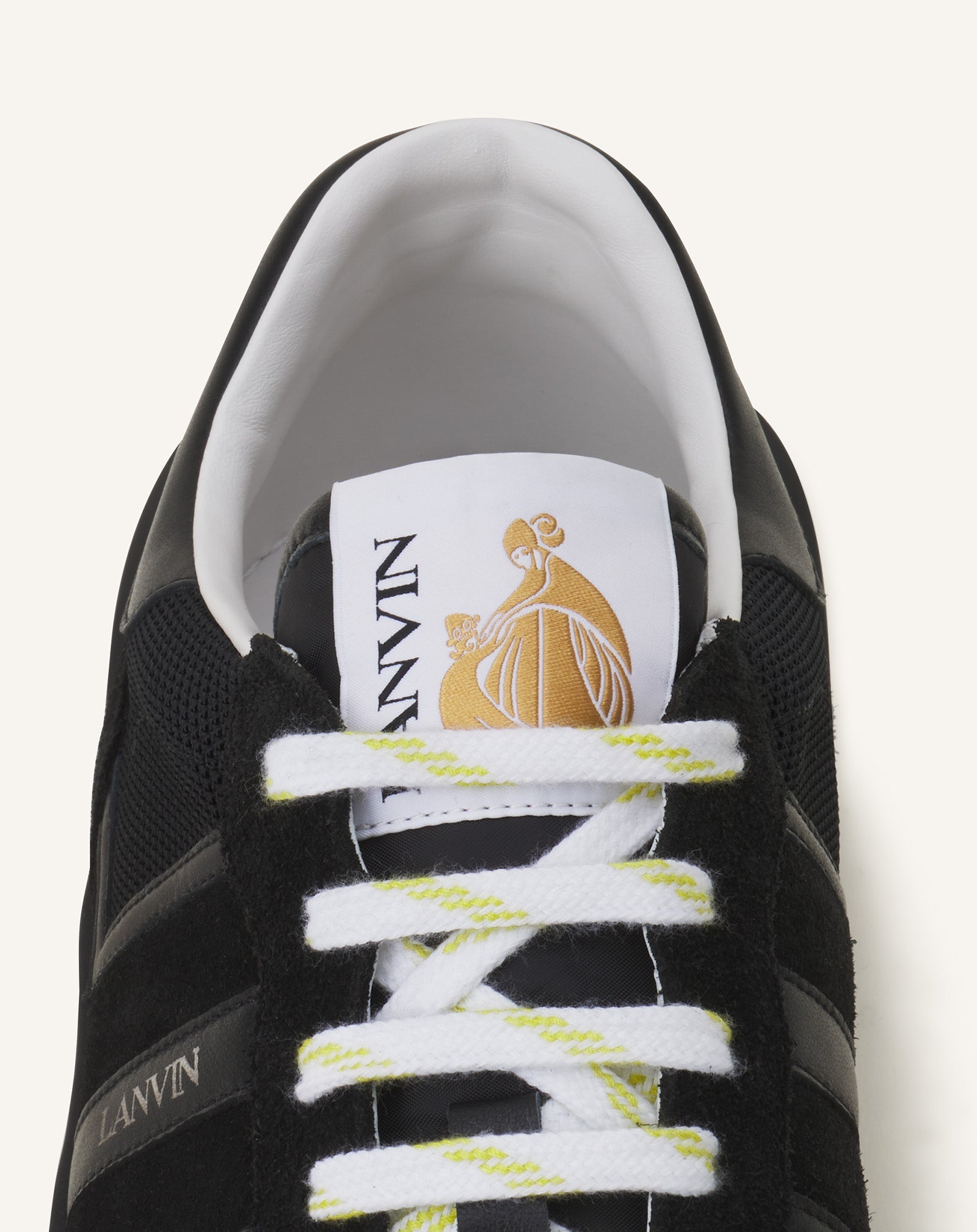 Black Clay Mesh Sneakers | Lanvin Women