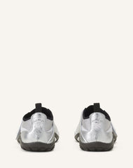 Sneaker Lnv1 En Cuir Metallise Froisse Black | Lanvin Women
