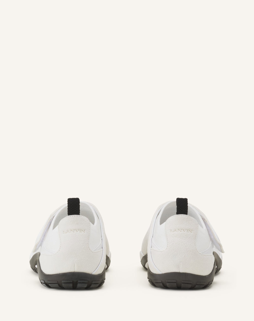 Sneaker Lnv1 En Suede Tricote White | Lanvin Women