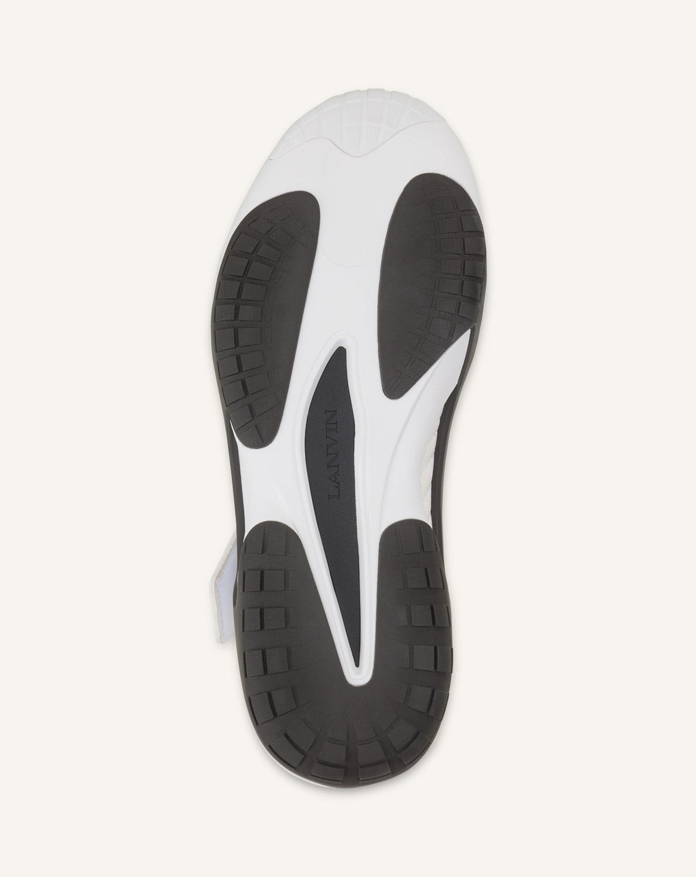 Sneaker Lnv1 En Suede Tricote White | Lanvin Women