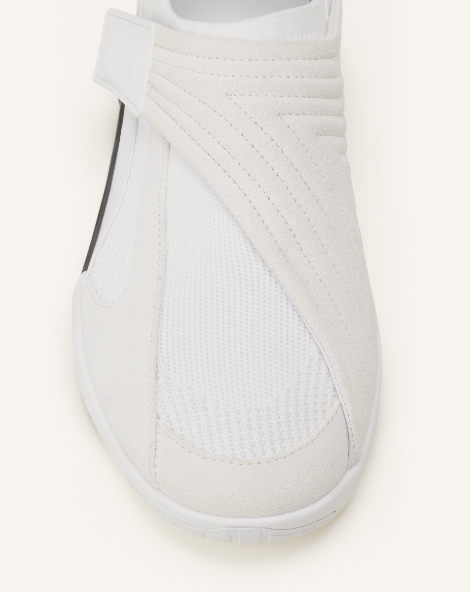 Sneaker Lnv1 En Suede Tricote White | Lanvin Women