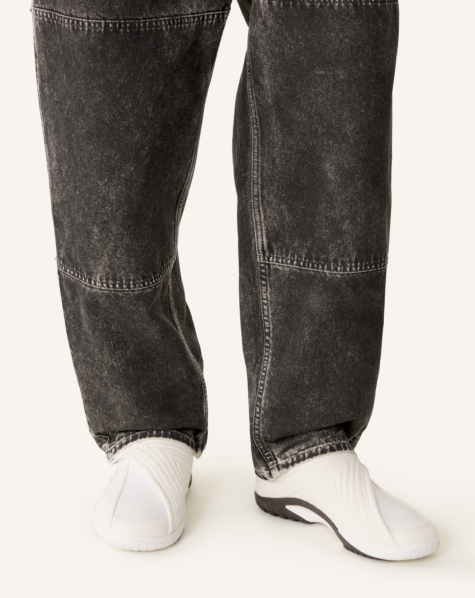Sneaker Lnv1 En Suede Tricote White | Lanvin Women