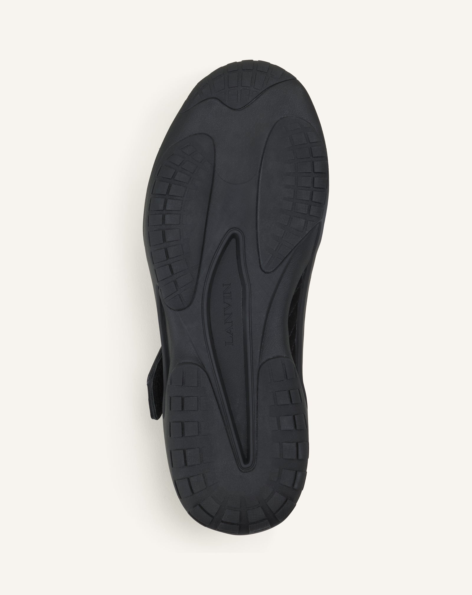 Sneaker Lnv1 En Suede Tricote Black | Lanvin Women
