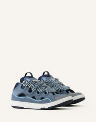 Grey Curb Leather Sneakers | Lanvin Women