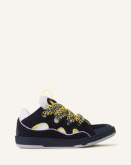 Blue Curb Leather Sneakers | Lanvin Women